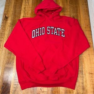 Vintage Ohio State Buckeyes Hoodie Mens XL Red Pullover Steve & Barry’s